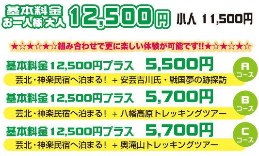 芸北・神楽民宿へ泊まる！・値段